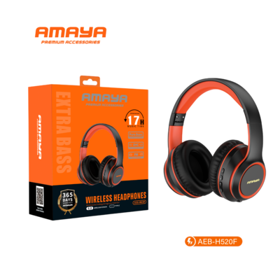 Amaya AEB-H520F Wireless FM - ENC Headphones