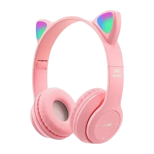 P47M Cat Ear Bluetooth Wireless Headphones
