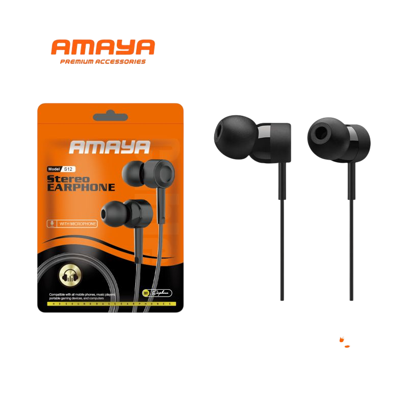 Amaya S12 Stereo Earphones