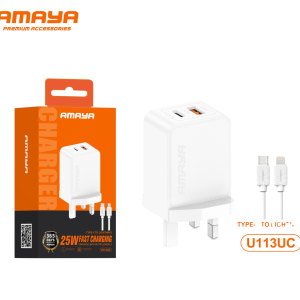 Amaya U113UC 25W Dual Port Charger